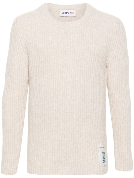  Autry Fisherman-knit Sweater - Neutrals 