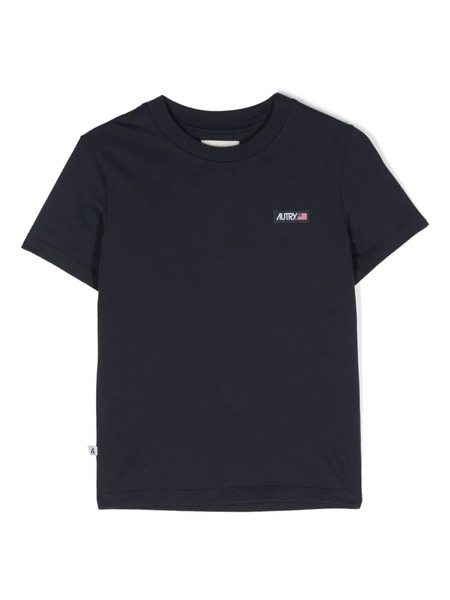  Autry Kids Appliqué-logo T-shirt - Blue 
