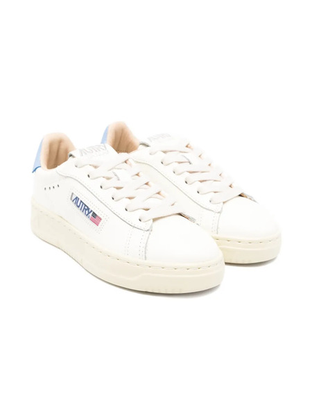  Autry Kids Dallas Leather Sneakers - White 