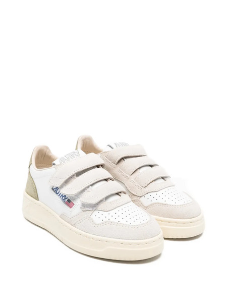  Autry Kids Logo-patch Sneakers - Neutrals 