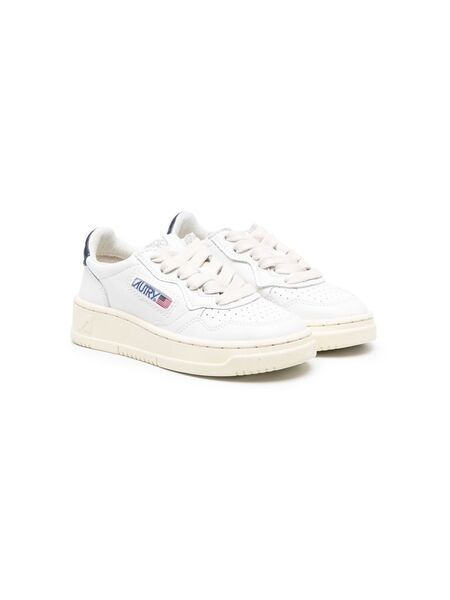  Autry Kids Medalist Leather Sneakers - White 