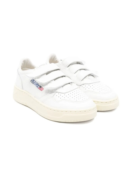  Autry Kids Medalist Leather Sneakers - White 