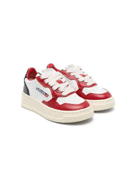  Autry Kids Medalist Low-top Leather Sneakers - White 