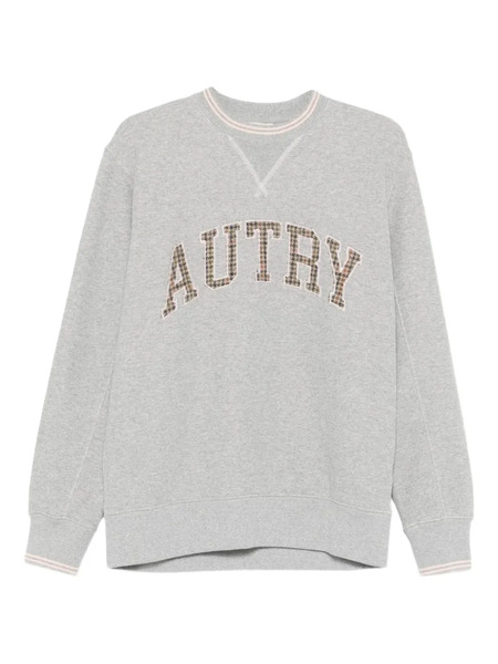  Autry Logo Crew Neck Sweatshirt - Grey 