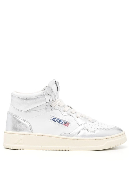  Autry Logo-patch Lace-up Sneakers - White 