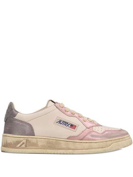  Autry Logo-patch Sneakers - Neutrals 