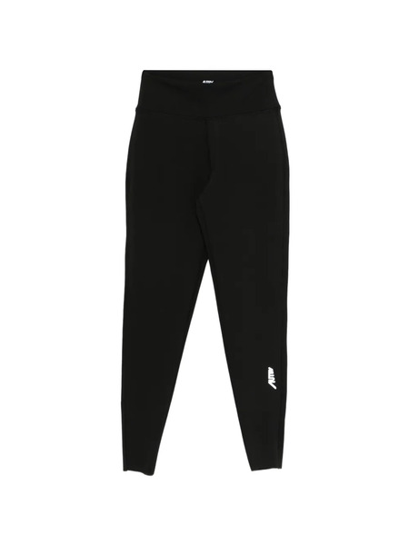  Autry Logo-print Leggings - Black 