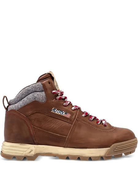  Autry Malga Logo-detail Boots - Brown 