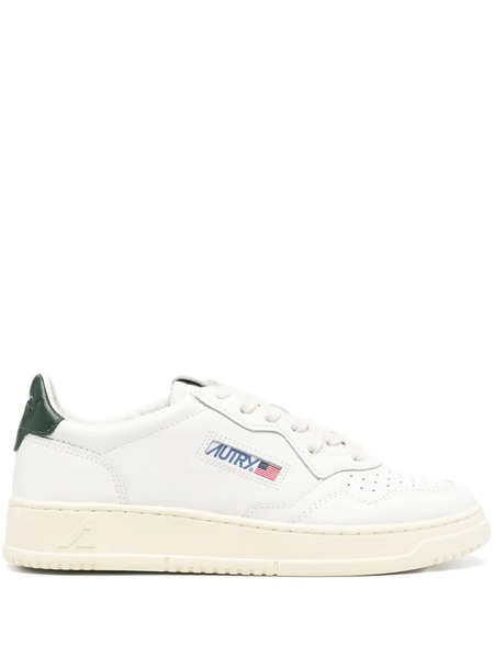  Autry Medalist Leather Sneakers - White 