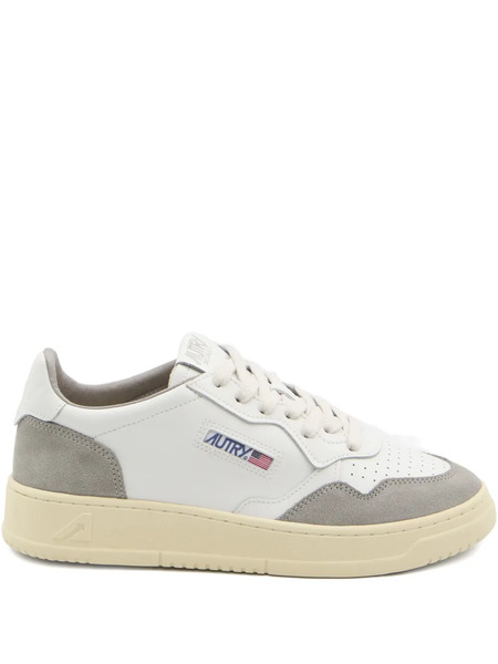  Autry Medalist Suede-inserts Low-top Sneakers - White 