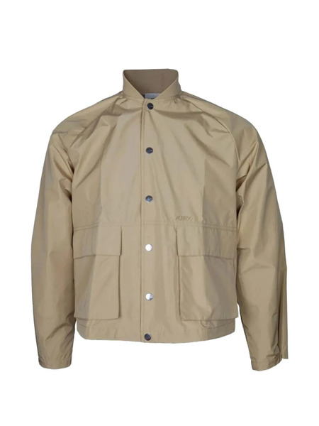  Autry Ribbed-collar Jacket - Neutrals 