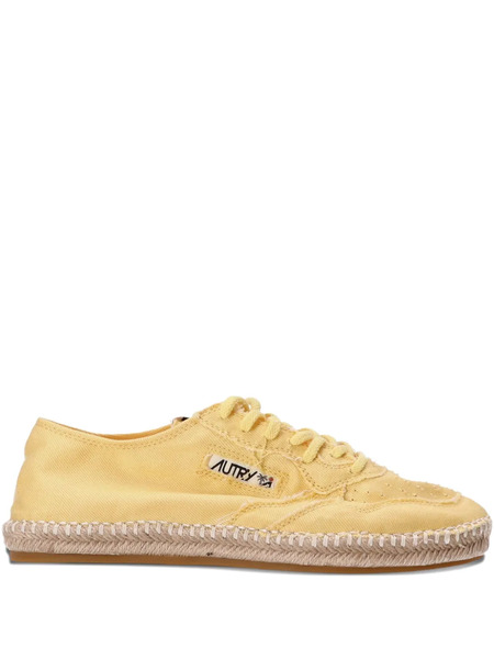  Autry Sandy Flat Espadrilles - Yellow 