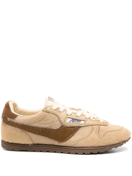  Autry Suede Leather Trainers - Neutrals 