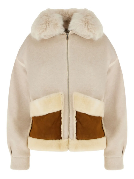  Ava Adore Faux-fur Jacket - Neutrals 