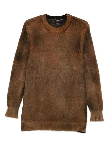  Avant Toi Brushed Crew-neck Sweater - Brown 