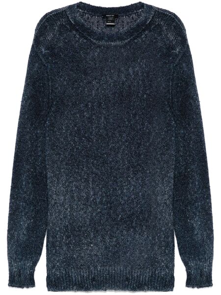  Avant Toi Distressed-effect Sweater - Blue 