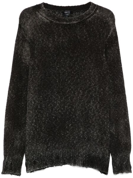  Avant Toi Distressed Sweater - Grey 