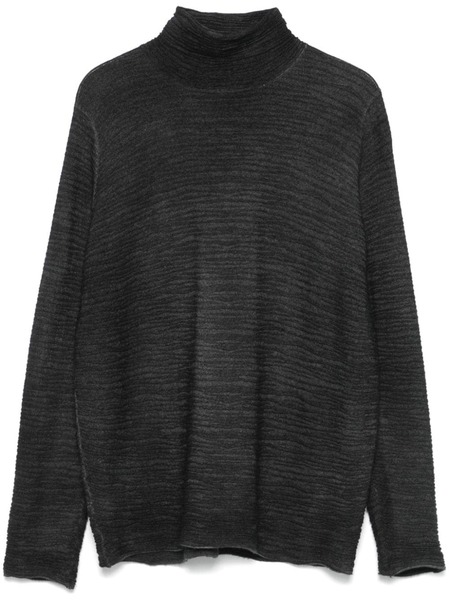  Avant Toi Ribbed Sweater - Black 