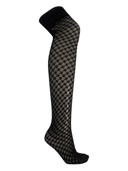  Avavav Geometric-pattern Tights - Black 