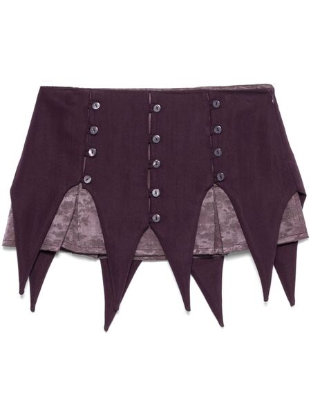  Avavav Panel Mini Skirt - Purple 
