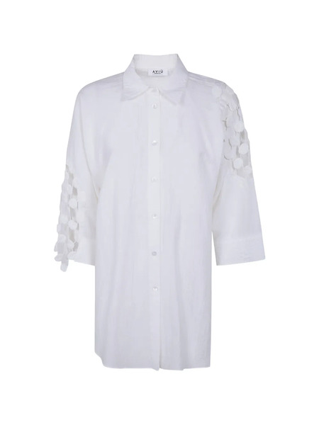  Aviù Appliqué Shirt - White 