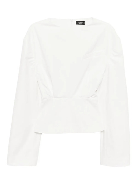 A.w.a.k.e. Mode Cotton Blouse - White 