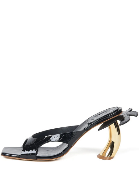  A.w.a.k.e. Mode 90mm Chiara Palm-tree Pumps - Black 