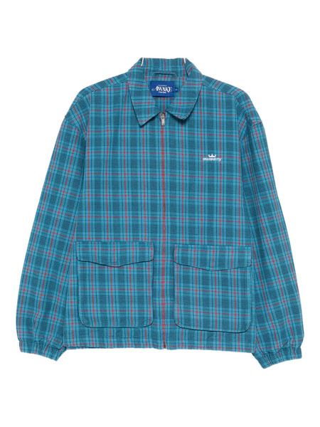  Awake Ny Checked Bomber Jacket - Blue 