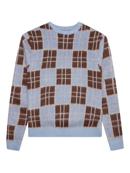  Awake Ny Checked Sweater - Blue 