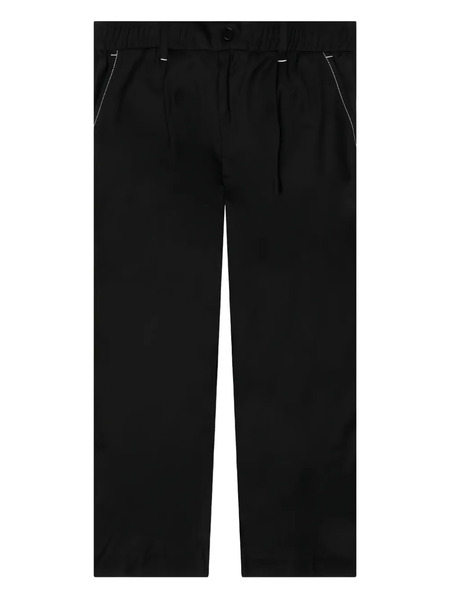  Awake Ny Contrast-stitching Trousers - Black 