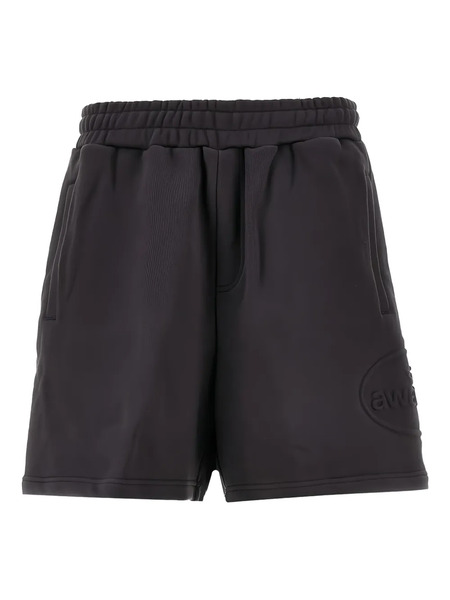  Awake Ny Embossed-logo Shorts - Black 