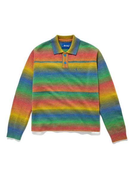  Awake Ny Gradient-effect Polo Shirt - Green 