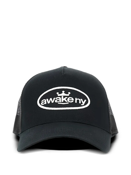  Awake Ny King Logo Trucker Cap - Black 