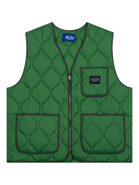  Awake Ny Quilted Diamond-pattern Vest - Green 