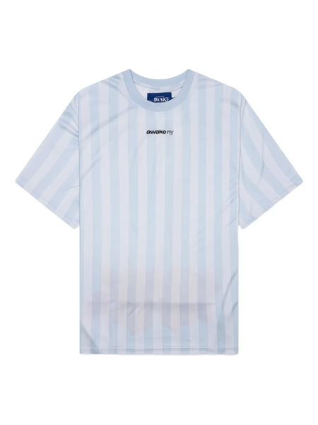  Awake Ny Stripe-print T-shirt - Blue 