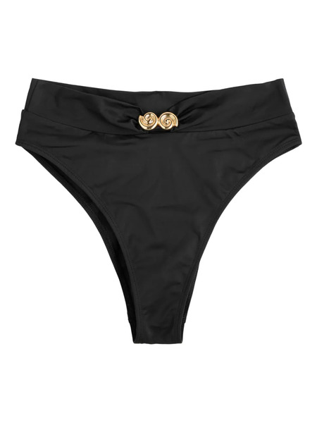  Away That Day Twist-detail Bikini Bottoms - Black 