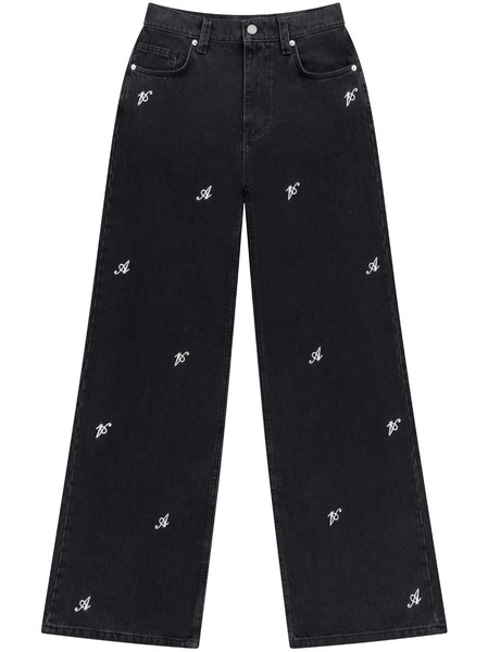  Axel Arigato Clara Wide-leg Jeans - Black 