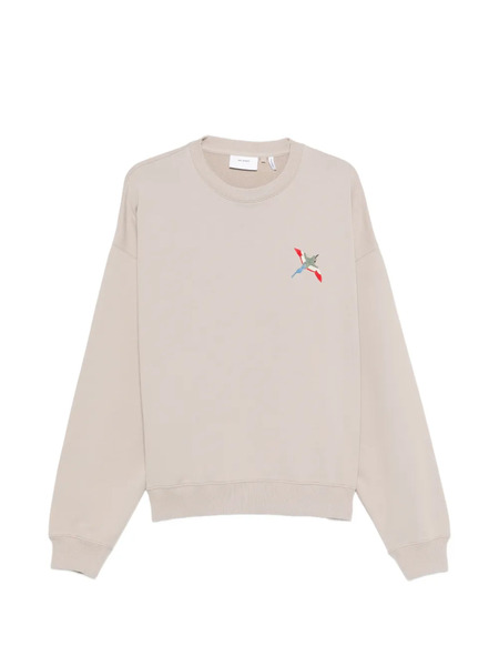  Axel Arigato Embroidered Crew-neck Sweatshirt - Neutrals 