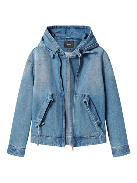 Axel Arigato Hooded Denim Jacket - Blue 