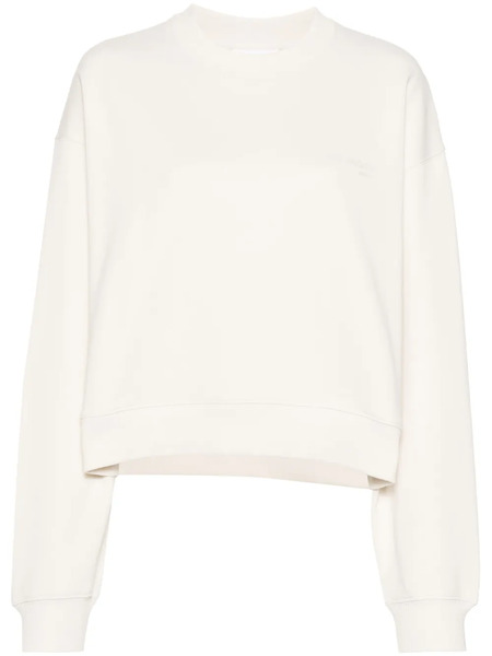  Axel Arigato Logo-print Cotton Sweatshirt - Neutrals 