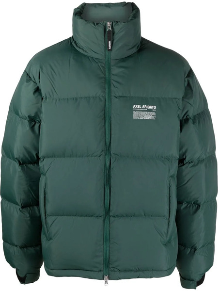  Axel Arigato Logo-print Padded Jacket - Green 