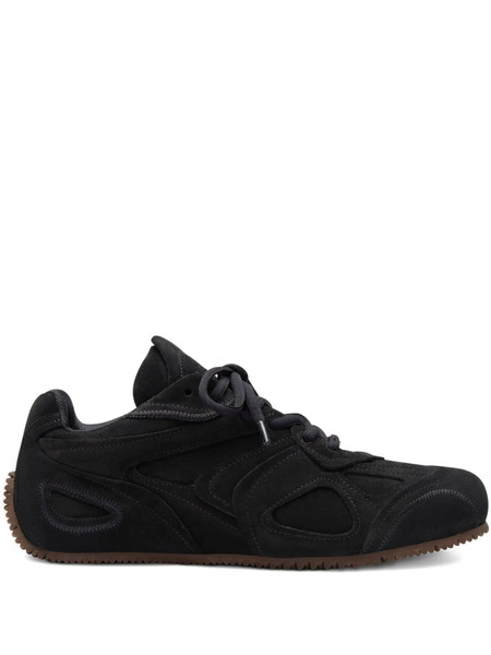  Axel Arigato Slow Runner Layered Suede Sneakers - Black 