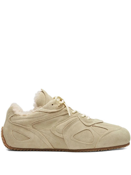  Axel Arigato Slow Shearling Runner Sneakers - Neutrals 