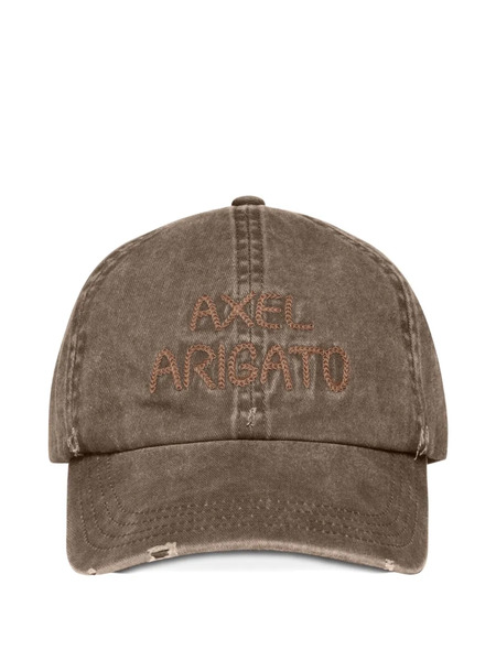  Axel Arigato The Chain Stitch Embroidered Baseball Cap - Brown 
