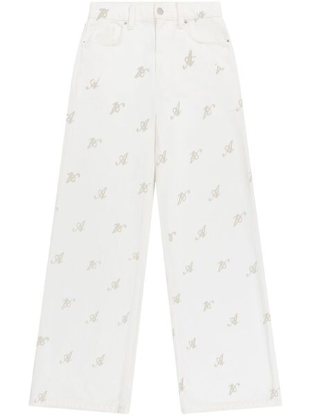  Axel Arigato 10 Years Wide-leg Jeans - White 