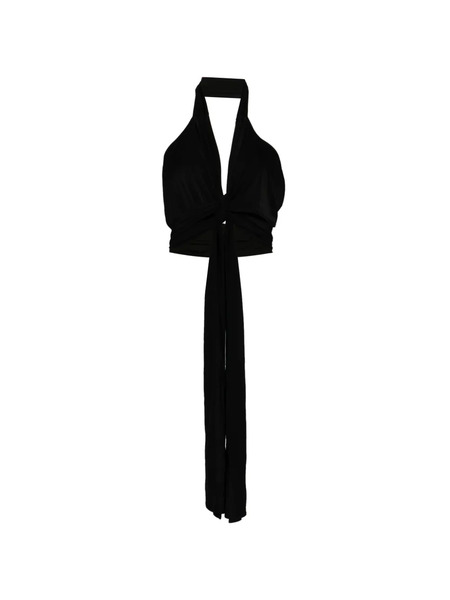  Aya Muse Aelir V-neck Top - Black 