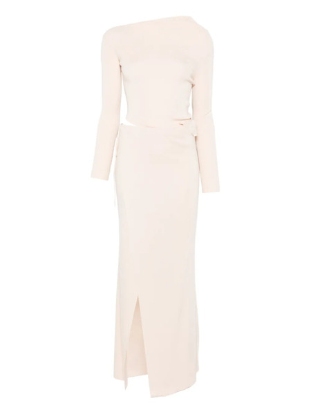 Aya Muse Aura Cut-out Maxi Dress - Neutrals 