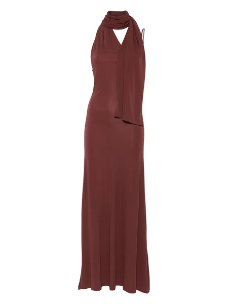  Aya Muse Halterneck Maxi Dress - Red 