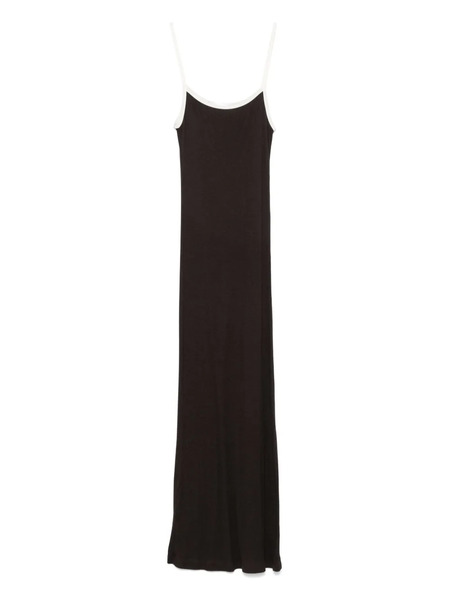  Aya Muse Ribbed Midi Dress - Brown 
