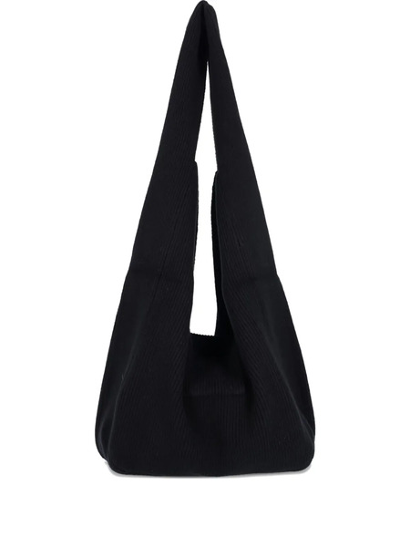  Aya Muse Sol Ribbed-knit Shoulder Bag - Black 